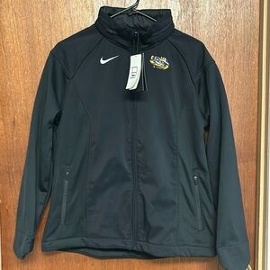 NIKE WOMENS LSU THERMAL SIDELINE JACKET